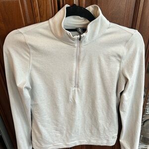 Vuori Cream color Quarter-Zip Pullover